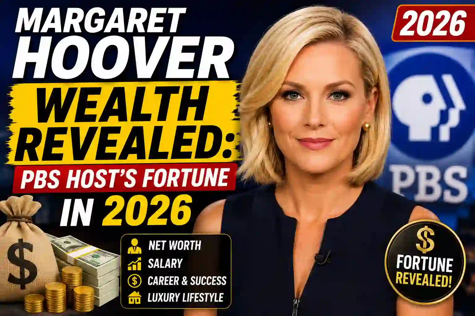 Explore Margaret Hoover’s net worth, salary, journalism career, PBS success, family background, and financial growth in 2026. Discover how the political commentator built her fortune.