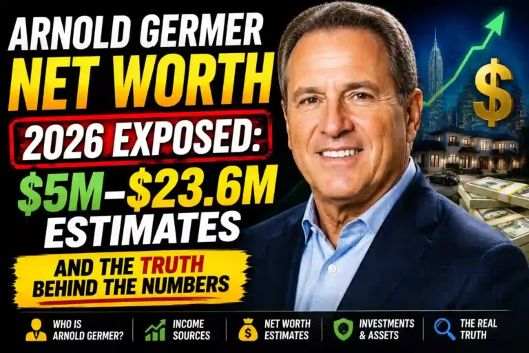 Discover Arnold Germer’s estimated net worth in 2026, including reports ranging from $5M to $23.6M. Explore his business career, income sources, investments, and financial journey.