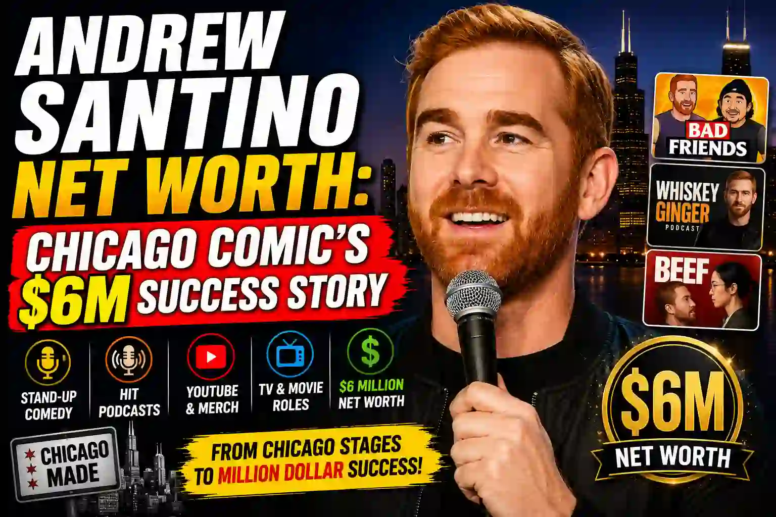 Andrew Santino Net Worth
