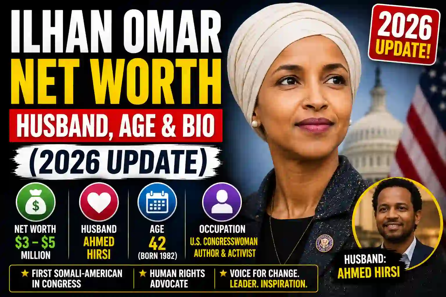 Ilhan Omar Net Worth