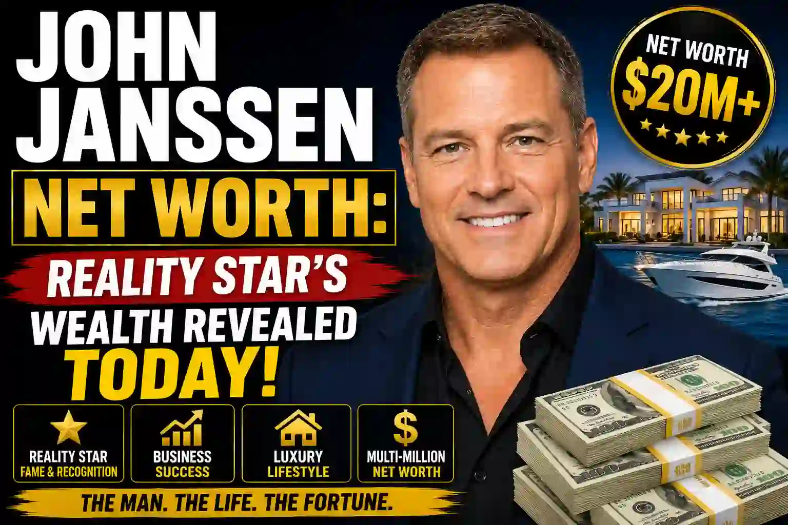 Discover John Janssen's net worth in 2026, his business career, reality TV fame, income sources, luxury lifestyle, and how he built his impressive fortune over the years.