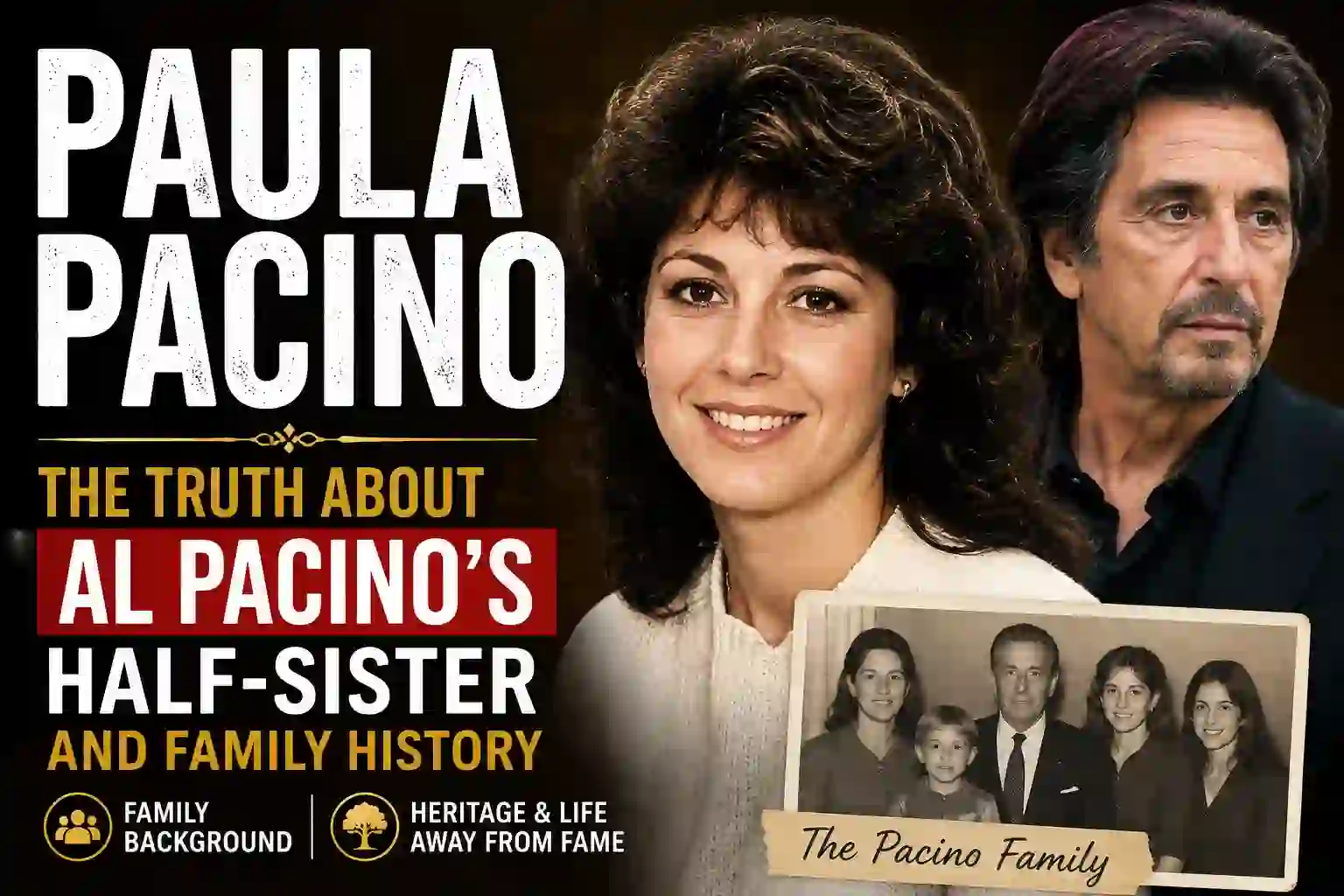 Paula Pacino: The Truth About Al Pacino's Half-Sister and Family History